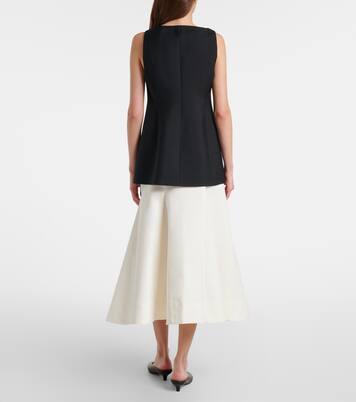 Cotton midi skirt | Róhe