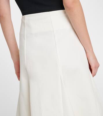 Cotton midi skirt | Róhe