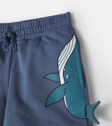 Shorts de jersey de algodón estampados | Stella McCartney Kids