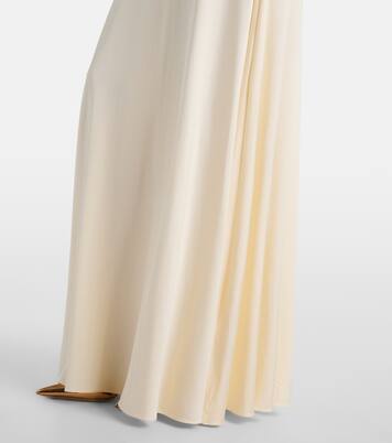 Draped jersey gown | Self-Portrait