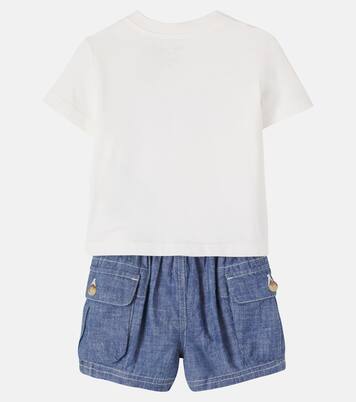 Baby logo T-shirt and shorts set  | Polo Ralph Lauren Kids