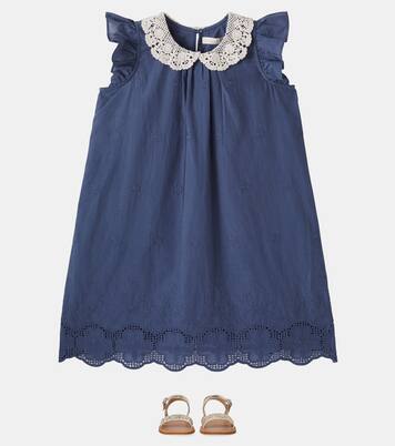 Antonella embroidered cotton dress | C'era Una Volta