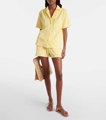 Logo cotton terry shorts | Hunza G