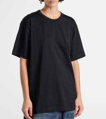 Camiseta de jersey de algodón con logo | Acne Studios