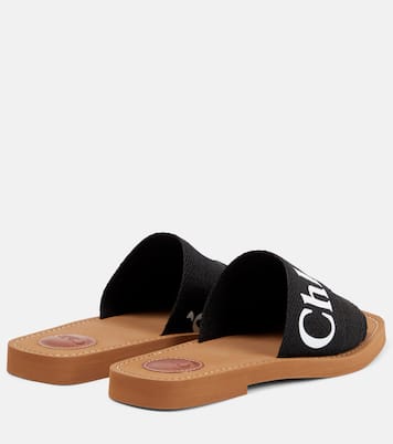 Woody canvas slides | Chloé