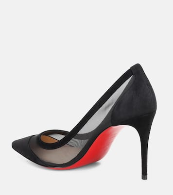 Galavati 85 suede and mesh pumps | Christian Louboutin