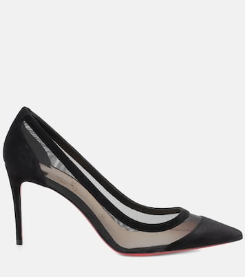 Galavati 85 suede and mesh pumps | Christian Louboutin