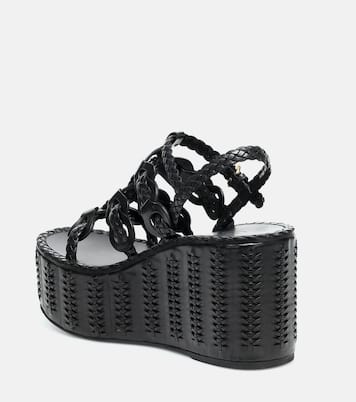 Sandali in pelle con platform | Prada