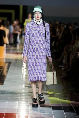 Sandali in pelle con platform | Prada