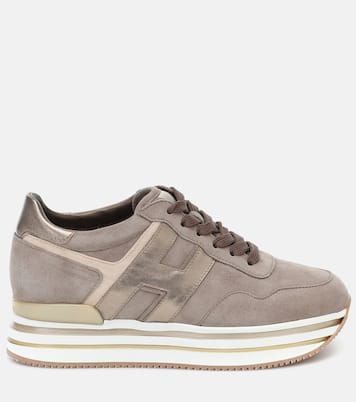Sneakers Midi H222 in pelle con platform | Hogan
