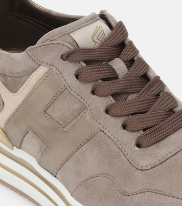 Sneakers Midi H222 in pelle con platform | Hogan