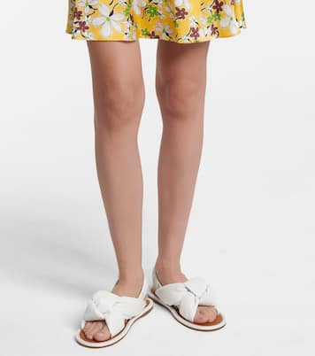 Sandalen aus Leder | Miu Miu