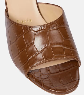 Sandali East Mule 55 in pelle stampata | Christian Louboutin