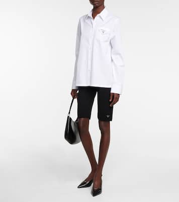 Short cycliste à taille haute | Prada