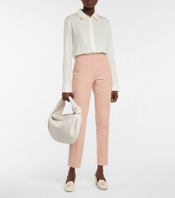 Pantalon slim en coton mélangé | Loro Piana