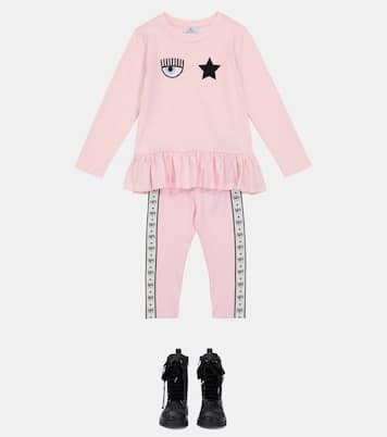 x Chiara Ferragni Logomania leggings | Monnalisa