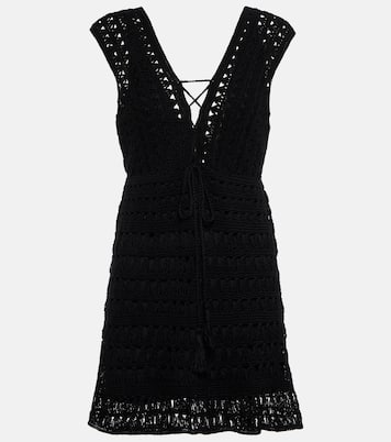Vestido corto Jennifer en croché de algodón | Anna Kosturova