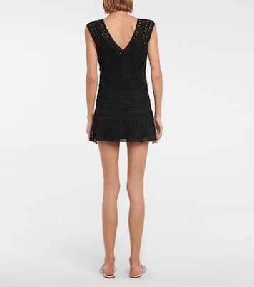 Vestido corto Jennifer en croché de algodón | Anna Kosturova