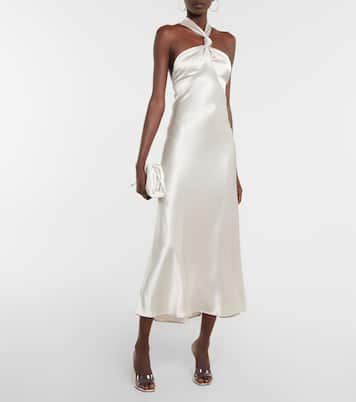 Bridal Santorini satin gown | Galvan