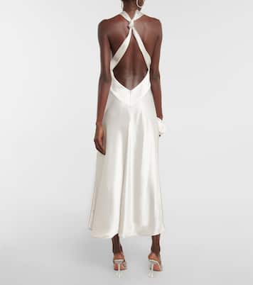 Bridal Santorini satin gown | Galvan