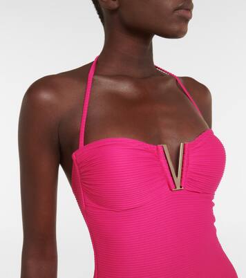 Tremezzo bandeau swimsuit | Heidi Klein
