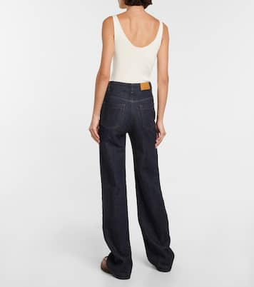 High-Rise Flared Jeans | Loro Piana