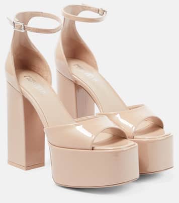 Tatiana patent leather platform sandals | Paris Texas