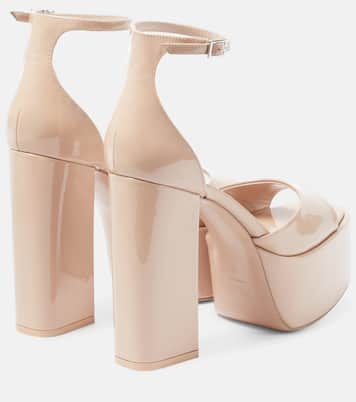 Tatiana patent leather platform sandals | Paris Texas