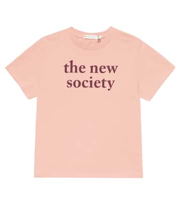 Camiseta de algodón con logo | The New Society
