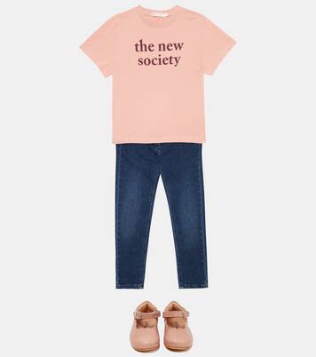 Camiseta de algodón con logo | The New Society