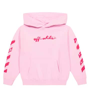 Felpa in cotone con logo e cappuccio | Off-White Kids