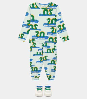 Printed cotton-blend top | Mini Rodini