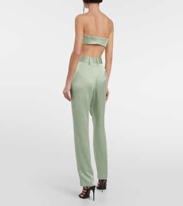 Sujetador bandeau Clyde de satén | Blazé Milano