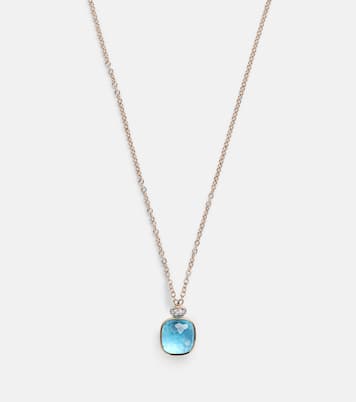 Collier Nudo en or 18 ct, topaze et diamants | Pomellato