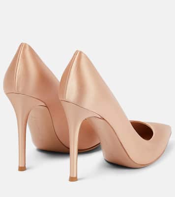 Gianvito 105 satin pumps | Gianvito Rossi
