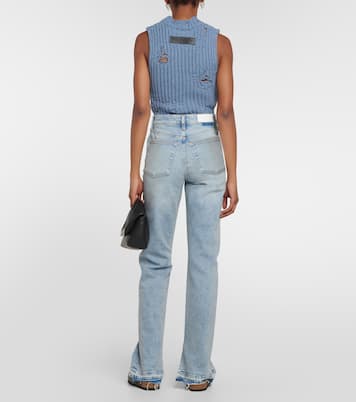70s high-rise split-hem bootcut jeans | Re/Done