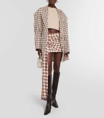 Blazer en mezcla de lino oversized | Acne Studios