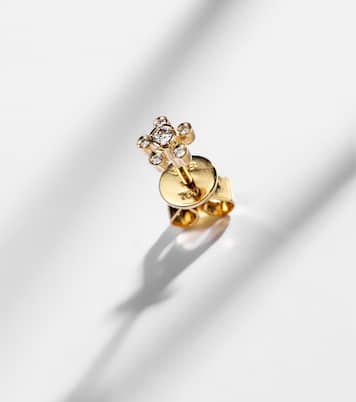 Boucle d’oreille unique Petit Soleil de Fleur en or 18 ct et diamant | Sophie Bille Brahe
