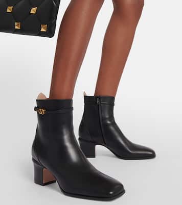 Ankle Boots VLogo Signature aus Leder | Valentino Garavani
