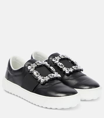 Verzierte Sneakers Very Vivier aus Leder | Roger Vivier
