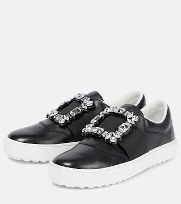 Verzierte Sneakers Very Vivier aus Leder | Roger Vivier