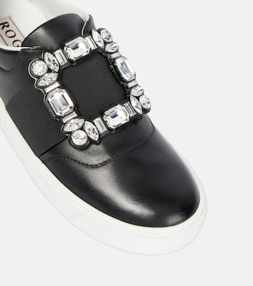 Verzierte Sneakers Very Vivier aus Leder | Roger Vivier