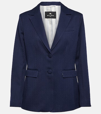 Blazer en jacquard de paisley de algodón | Etro