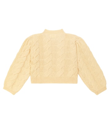 Cardigan Tilda in misto lana a trecce | Morley