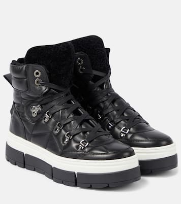 Schneestiefel Vaduz aus Leder mit Shearling | Bogner