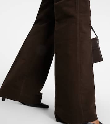 Pantaloni in velluto a vita alta | Toteme