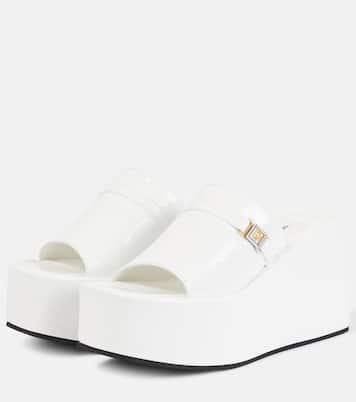 Bulla Yelena leather platform slides | Nodaleto