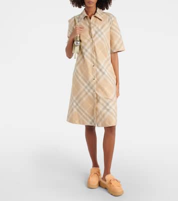 Robe chemise Burberry Check en coton | Burberry