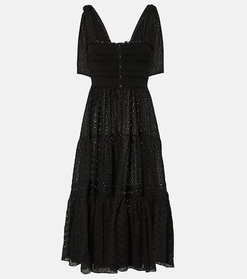 Vestido midi Triny de algodón | Poupette St Barth