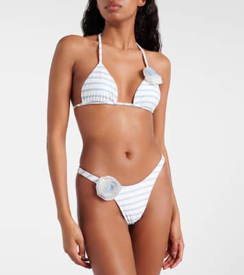 Top de bikini Rose con aplique floral | Same